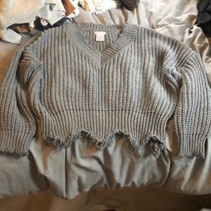 Trendy Grey Sweater